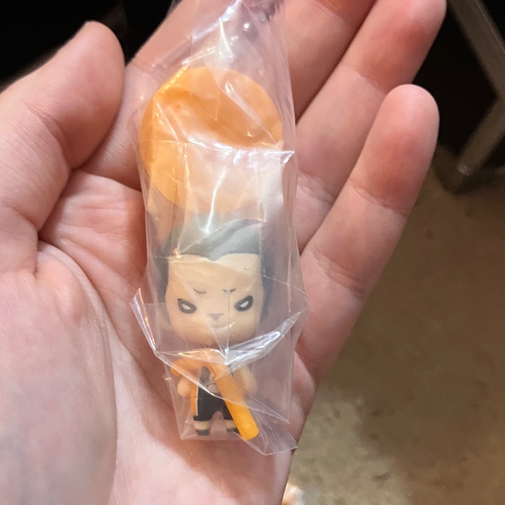 Orange and Black Mini Figure